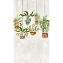 Fototapet living cu motive botanice
