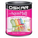 Vopsea Oskar Aqua Matt Alb murdar nordic 0.6l
