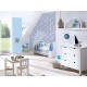 Tapet dormitor baieti Norisori bleu - decorare