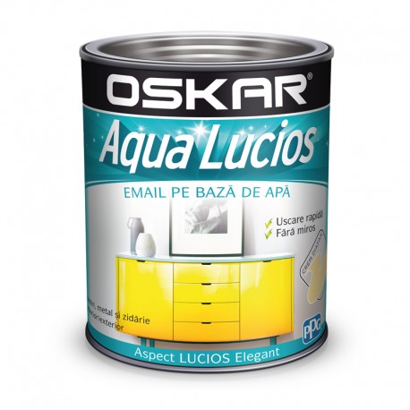 Vopsea Oskar Aqua Lucios Crem diafan 2.5L