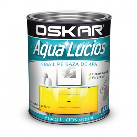 Vopsea Oskar Aqua Lucios Gri nordic 2.5L