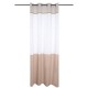 Draperie bumbac alb-bej Achillea