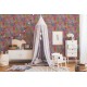 Tapet Caramida Graffiti multicolor - decorare