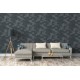 Tapet 3D Hexagoane antracit - decorare