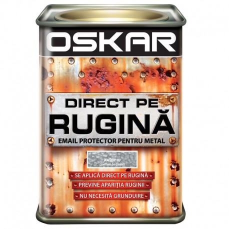 Vopsea Oskar Direct pe Rugina Argintiu Lovitura de Ciocan 0.5l