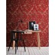 Tapet baroc rosu - decorare