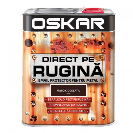 Vopsea Oskar Direct pe Rugina Maro ciocolatiu mat 2.5l