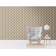Tapet 3D retro auriu-gri - decorare