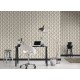 Decorare cu Tapet 3D retro argintiu-gri