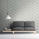 Tapet 3D floral gri - decorare