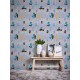 Tapet camere copii cu monstruleti - decorare