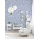 Tapet copii cu balene - decorare