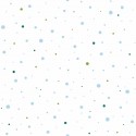 Tapet bleu cu buline colorate