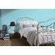 Decorare cu Tapet bleu - beton vopsit