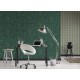 Tapet verde Art Deco - decorare