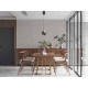 Tapet etno alb-gri - decorare
