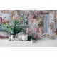 Tapet oriental cu motiv etno indian - decorare