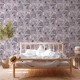 Tapet oriental cu design etno vintage - decorare