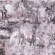 Tapet oriental vintage cu elefanti