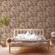 Tapet oriental cu elefanti si pauni - decorare