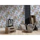 Tapet tropical bleu - decorare