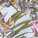 Tapet tropical bleu - detaliu