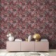 Tapet tropical grena - decorare