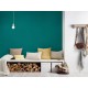 Tapet beton turcoaz - decorare