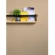 Tapet bej - beton vopsit - decorare