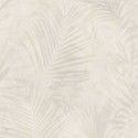 Tapet frunze tropicale crem-gri