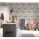 Tapet living Trandafiri vintage - decorare