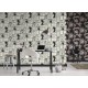 Tapet design Rame foto negre - decorare