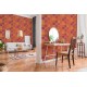 Tapet Faianta portocalie New Walls - decorare