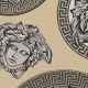 Tapet Versace - Medusa bej - detaliu