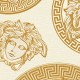 Tapet Versace - Medusa crem - detaliu