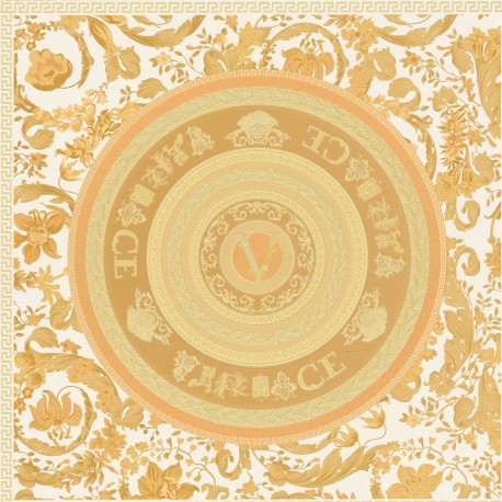 Tapet design Versace auriu