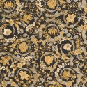 Tapet Versace Baroc negru-auriu