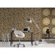 Tapet Versace Baroc negru-auriu - decorare