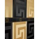 Tapet negru Versace - decorare