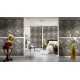 Tapet geometric Geo Effect bej-gri - decorare