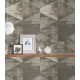 Tapet geometric Geo Effect bej-gri - decorare