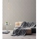 Tapet retro Geo Effect gri - decorare