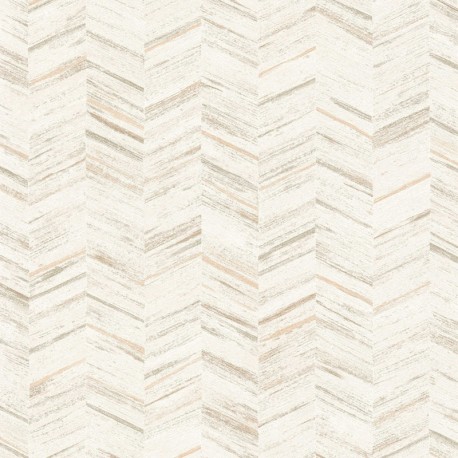 Tapet zigzag Geo Effect crem