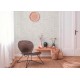 Tapet zigzag Geo Effect crem - decorare