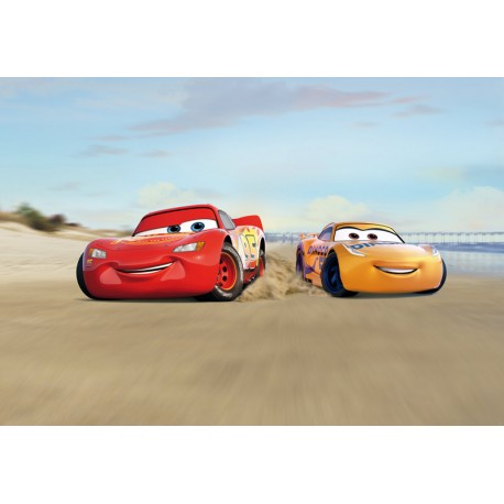 Fototapet Fulger McQueen si Cruz Ramirez