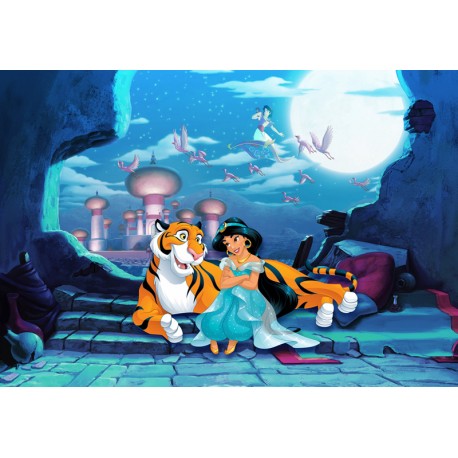 Fototapet copii Aladin si Jasmine