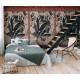 Fototapet vintage Plante negre - decorare