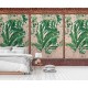 Fototapet vintage Plante tropicale - decorare