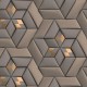 Fototapet abstract gri cu efect 3D - detaliu