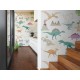 Fototapet Dinozauri multicolori - decorare